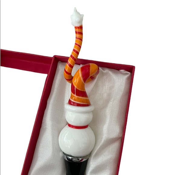 NIB Snowman bottle stopper. Wine stopper - Picture 2 of 6
